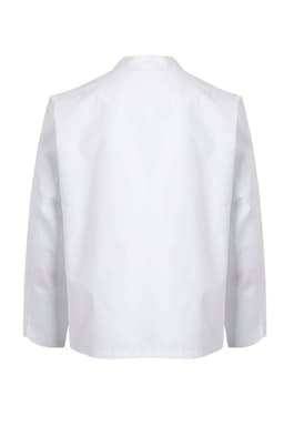 Chaqueta de cocina con automáticos manga larga