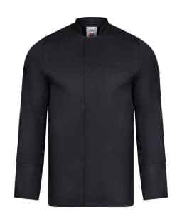 Chaqueta de cocina con cierre central