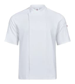 Chaqueta de cocina microfibra con espalda Coolmax® manga corta