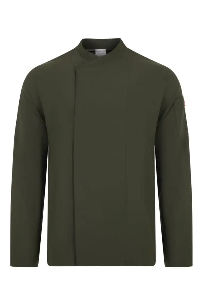 Chaqueta de cocina microfibra con espalda Coolmax® manga larga