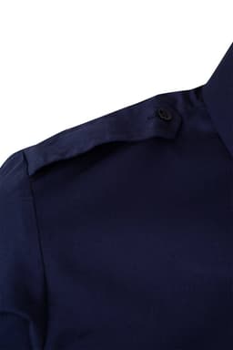 Camisa con galoneras manga larga