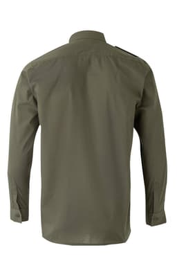 Camisa con galoneras manga larga