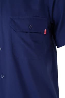 Camisa con galoneras manga corta