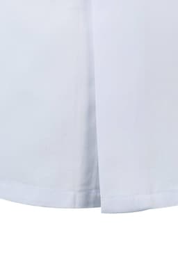 Bata semientallada manga larga mujer