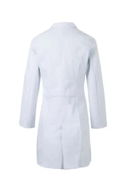 Bata semientallada manga larga mujer