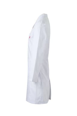 Bata semientallada manga larga mujer