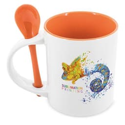 MUG SUBLIMACION REDONDA CON CUCHARA "NEIVA"