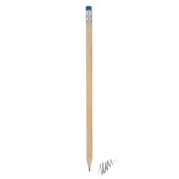 LÁPIZ MADERA CON GOMA COLOR AZUL