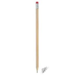 LÁPIZ MADERA CON GOMA COLOR AZUL