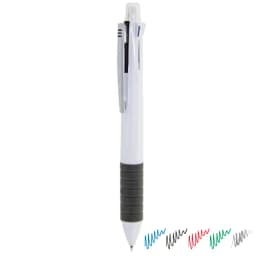 BOLIGRAFO 4 COLORES CON PORTAMINAS Y GOMA "XIM"