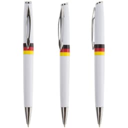 BOLIGRAFO METAL/PLASTICO BANDERA ITALIA "AYSEN"