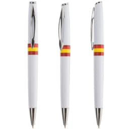 BOLIGRAFO METAL/PLASTICO BANDERA ITALIA "AYSEN"