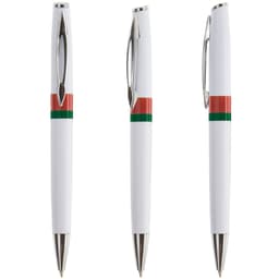 BOLIGRAFO METAL/PLASTICO BANDERA ITALIA "AYSEN"