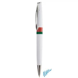 BOLIGRAFO METAL/PLASTICO BANDERA ITALIA "AYSEN"