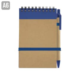 BLOC DE NOTAS CON BOLIGRAFO RECICLADO "MAEL"