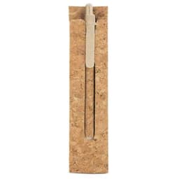 BOLIGRAFO CORCHO/FIBRA DE TRIGO CON FUNDA CORCHO