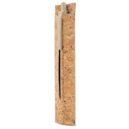 BOLIGRAFO CORCHO/FIBRA DE TRIGO CON FUNDA CORCHO