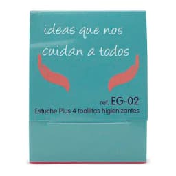 ESTUCHE PLUS 4 TOALLITAS GEL HIGIENIZANTE