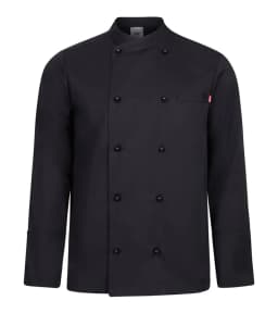 Chaqueta de cocina con doble botonadura