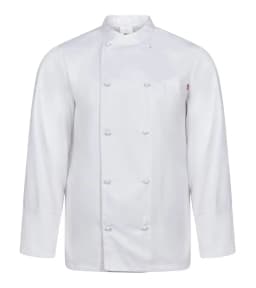 Chaqueta de cocina con doble botonadura