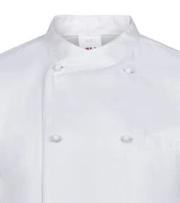 Chaqueta de cocina con doble botonadura