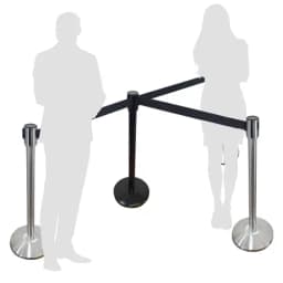 POSTES SEPARADORES CINTA RETRACTIL "DIVISON"