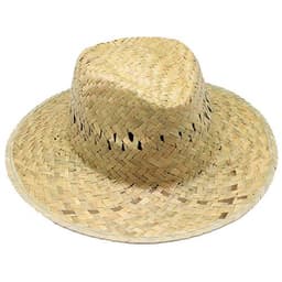 SOMBRERO PAJA VERDE CINTA INTERIOR "PAULO"