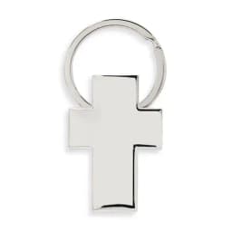 LLAVERO METALICO FORMA CRUZ "CHRISTIAN"