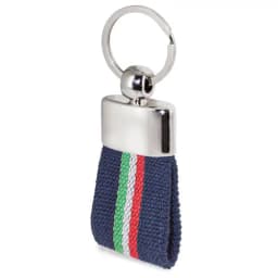 LLAVERO CINTURON BANDERA FRANCIA BLANCO "DEREX"