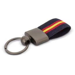 LLAVERO CINTURON BANDERA FRANCIA BLANCO "DEREX"