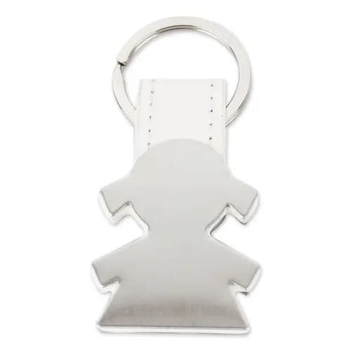 LLAVERO METALICO FORMA NIÑA "NASCA"