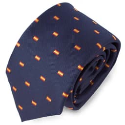 CORBATA BANDERA ESPAÑA NEGRA "CHAMBERÍ"