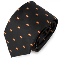 CORBATA BANDERA ESPAÑA NEGRA "CHAMBERÍ"
