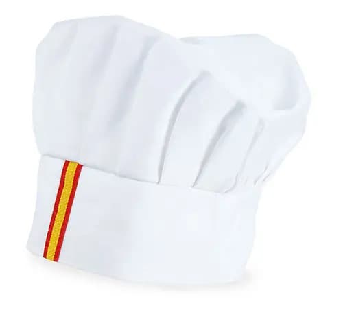 GORRO COCINERO BANDERA BLANCO "RONCER"