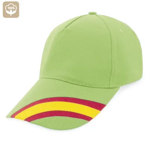 GORRA NACIONAL 5 PANELES ALGODN PEINADO "DEVA"