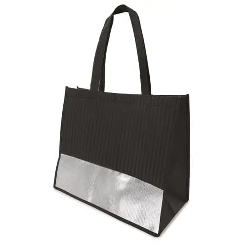 BOLSA "LAFAYETTE" NEGRO-PLATA