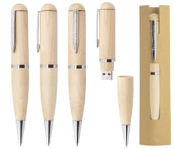 BOLIGRAFO USB MADERA 32GB PIERRE DELONE "FOREST"