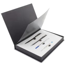 ESTUCHE BOLIGRAFO+ROLLER DOBLE RECAMBIO GENOVA PIERRE CARDIN