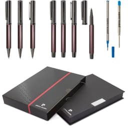 ESTUCHE BOLIGRAFO+ROLLER DOBLE RECAMBIO GENOVA PIERRE CARDIN