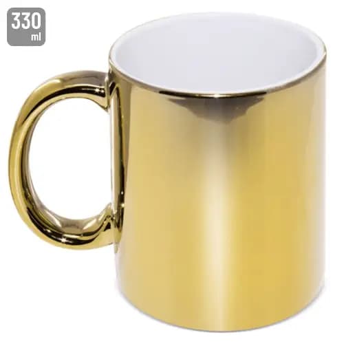 MUG CERAMICA METALIZADA MULTICOLOR "SYBAL"