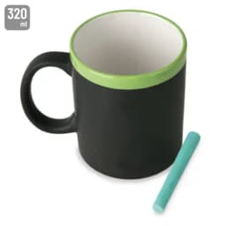 MUG DE CERAMICA PIZARRA "TIZAL"