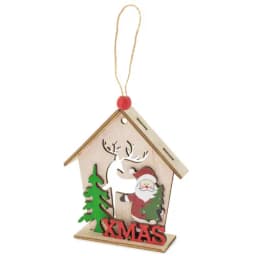 ADORNO NAVIDEÑO DE MADERA "LAPONIA"