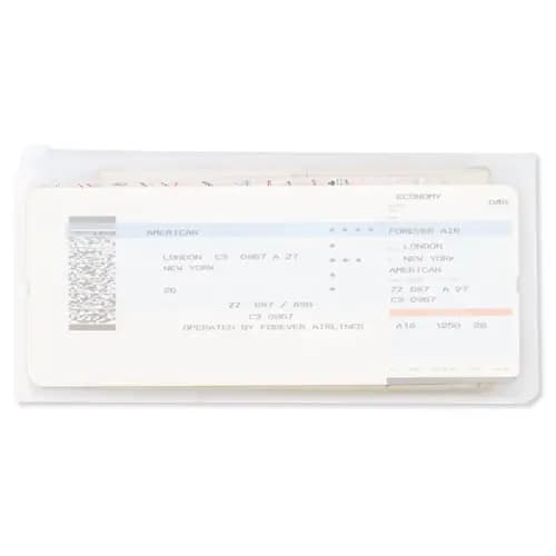 BOLSA ECO VIAJE TRANSPARENTE "ALLEN"