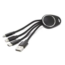 CARGADOR DE LUZ LED 3 EN 1 "TECHNO"