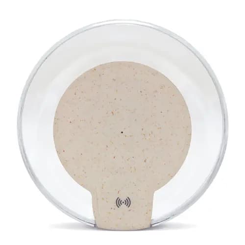 CARGADOR INALAMBRICO "METRA" FIBRA DE TRIGO