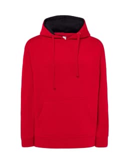 UNISEX OCEAN HOODED CONTRAST KANGAROO