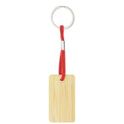 LLAVERO DE BAMBÚ RECTANGULAR "YIBIN"