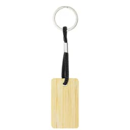 LLAVERO DE BAMBÚ RECTANGULAR "YIBIN"