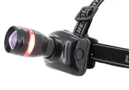 LINTERNA FRONTAL ZOOM 4 FUNCIONES