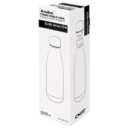 TERMO DOBLE CAPA SUBLIMACION 500ML "ARUBA"